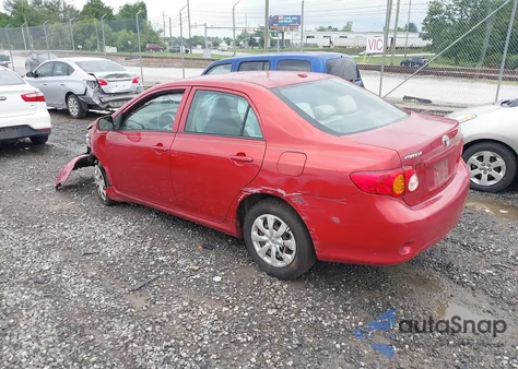 2009 Toyota Corolla Le from USA, damaged, VIN 2T1BU40E79C161528